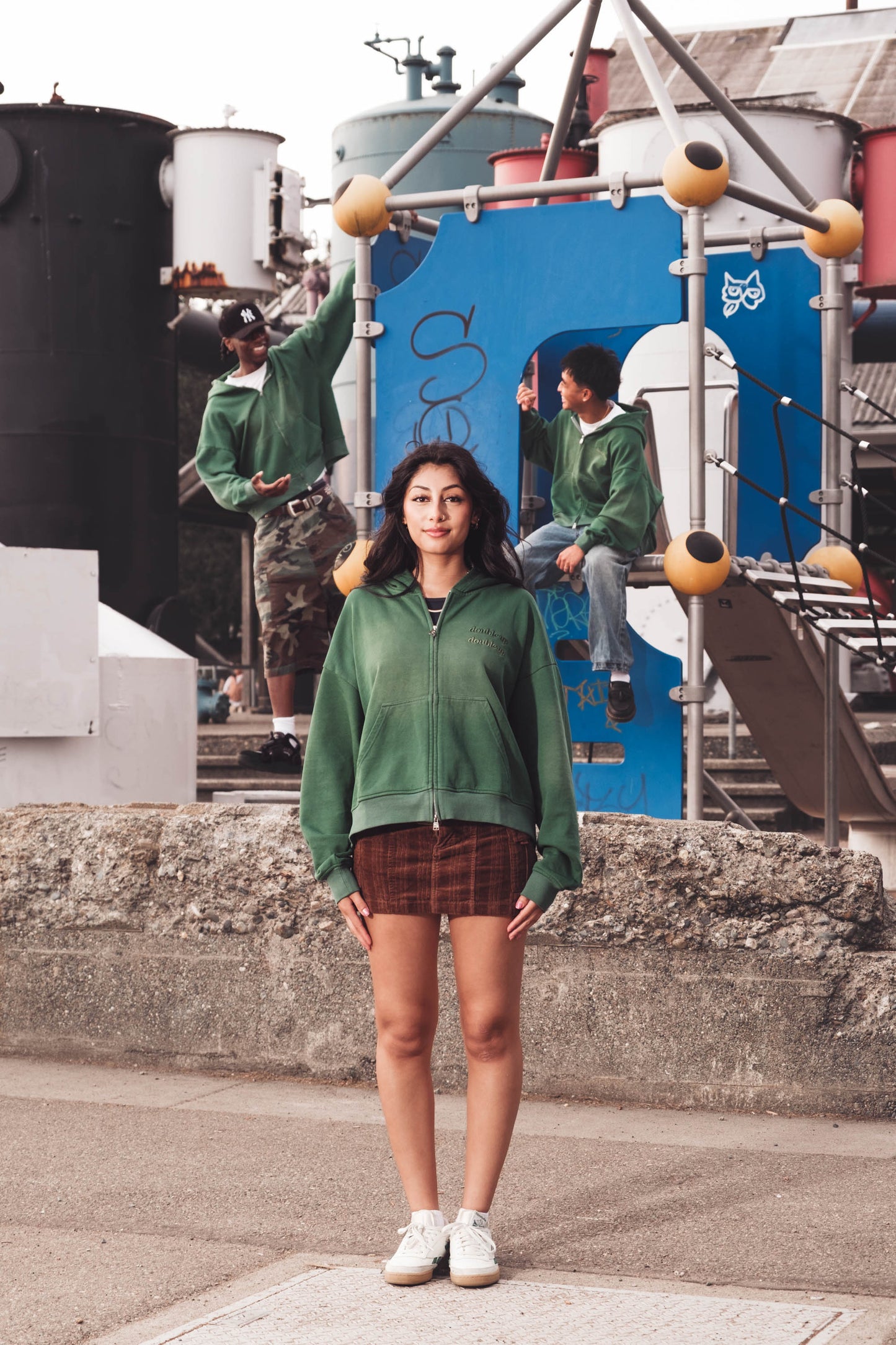 TWOFOLD ZIP-UP HOODIE